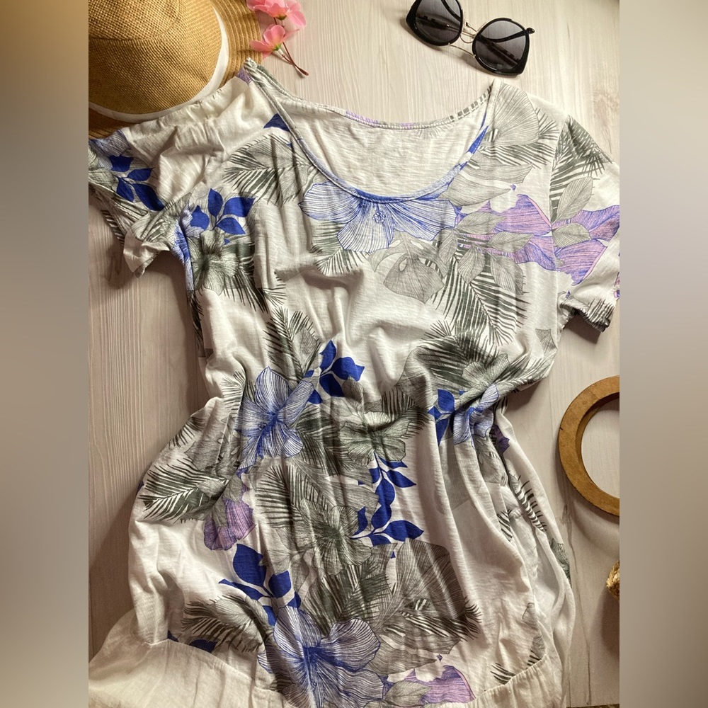 Women’s Floral Sheer Coverup - No Brand